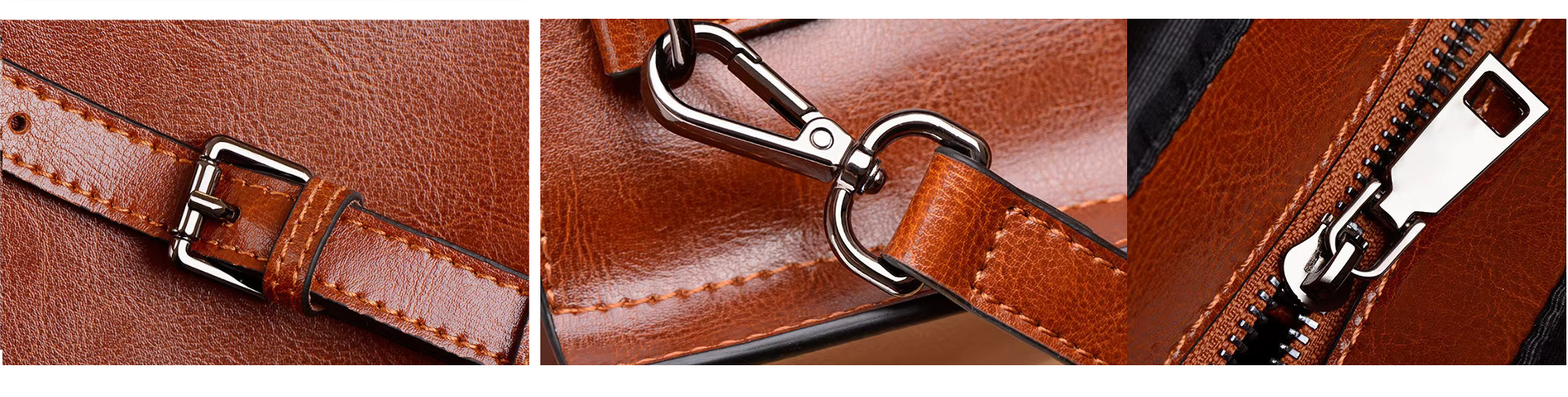 Hnědá kabelka Bella Toscana do textu detail